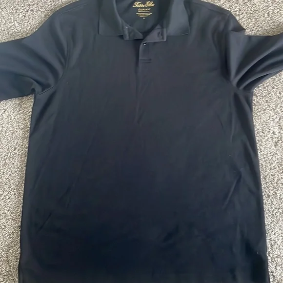 Tasso Elba Supima Long Sleeve Cotton Polo - Picture 5 of 7